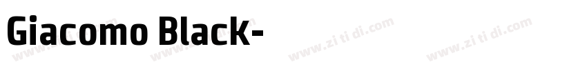 Giacomo Black字体转换